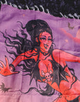 Red Tide - Tasseled Beach Towel